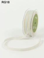 May Arts 3/8" Grosgrain IVORY STRIPE RIBBON 1 yard yd - Image 8
