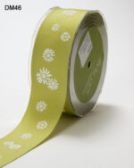 May Arts 1.5" GROSGRAIN DAISIES RIBBON 1 yard yd - Image 4