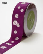 May Arts 1.5" GROSGRAIN DAISY DAISIES RIBBON 1 yard yd - Image 7