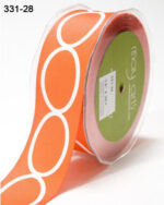 May Arts 1.5" Grosgrain OVAL RIBBON 1 yard yd - Image 3