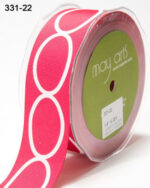 May Arts 1.5" Grosgrain OVAL RIBBON 1 yard yd - Image 5