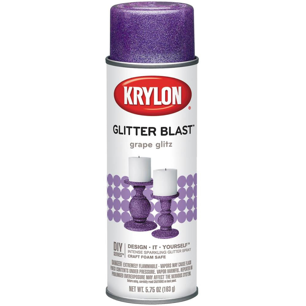 Glitter_Blast_Grape_Glitz2.jpg Krylon Glitter Blast GRAPE GLITZ Glitter Spray Can 5.75oz - Image 1