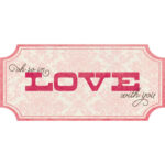 My Mind's Eye Sweetest Thing HONEY DieCut Titles - Image 3