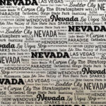 NEVADA POSTAGE MAP 12"X12" Scrapbook Travel Paper - Image 5
