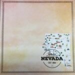 NEVADA POSTAGE MAP 12"X12" Scrapbook Travel Paper - Image 6