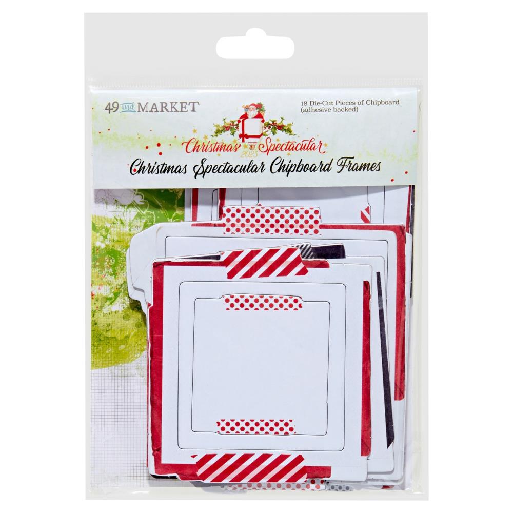 IMG-1618.jpg 49 and Market CHRISTMAS SPECTACULAR CHIPBOARD FRAMES 18pc - Image 1