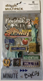 Paper House Sticky Pix Multipack NEW YORK Stickers 49 pc - Image 3
