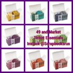 49 and Market Vintage Bits TICKET ESSENTIALS CITRUS Perforated Tickets & Stamps 3 Rolls - Image 4