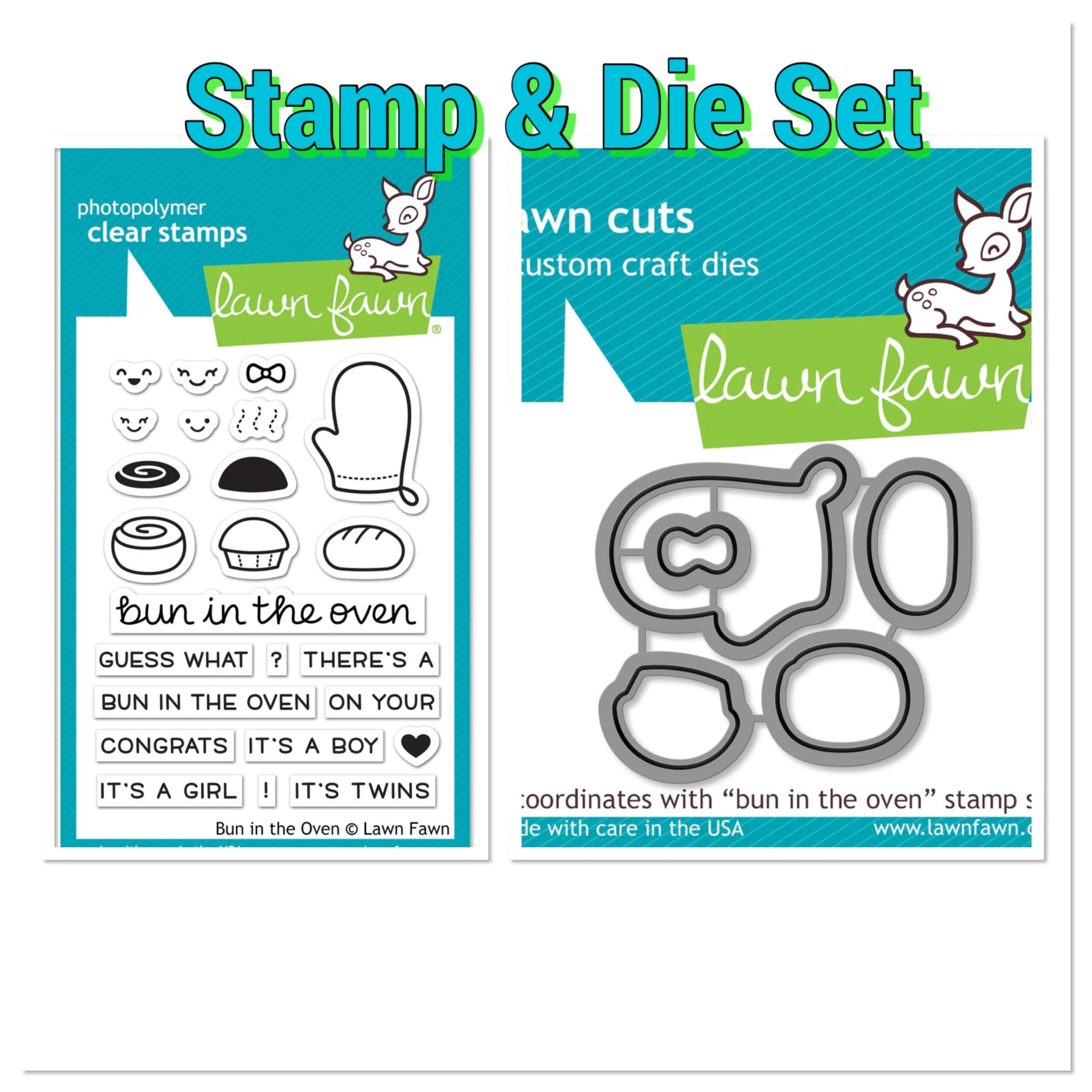 IMG-2246.jpg Lawn Fawn BUN IN THE OVEN Stamp & Die Set - Image 1