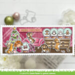Lawn Fawn LITTLE SNOW GLOBE DOG Stamps & Die SET - Image 3