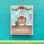 Lawn Fawn LITTLE SNOW GLOBE DOG Stamps & Die SET - Image 4