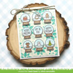Lawn Fawn LITTLE SNOW GLOBE DOG Stamps & Die SET - Image 6