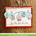 Lawn Fawn LITTLE SNOW GLOBE DOG Stamps & Die SET - Image 7