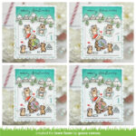Lawn Fawn LITTLE SNOW GLOBE BEAR Stamps & Die SET - Image 9