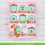 Lawn Fawn LITTLE SNOW GLOBE BEAR Stamps & Die SET - Image 10