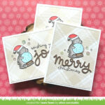 Lawn Fawn LITTLE SNOW GLOBE BEAR Stamps & Die SET - Image 11