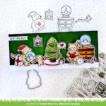 Lawn Fawn LITTLE SNOW GLOBE BEAR Stamps & Die SET - Image 12