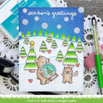 Lawn Fawn LITTLE SNOW GLOBE BEAR Stamps & Die SET - Image 13