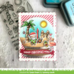 Lawn Fawn BEACHY CHRISTMAS Stamps & Die SET - Image 6