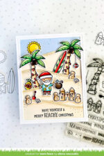 Lawn Fawn BEACHY CHRISTMAS Stamps & Die SET - Image 8