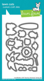 Lawn Fawn BEACHY CHRISTMAS Stamps & Die SET - Image 3