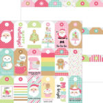 Doodlebug Gingerbread Kisses SEASONS GREETINGS 12"X12" Cardstock Paper