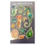 Crafter’s Square DEEP SEA Puffy Popup Stickers 12pc - Image 2
