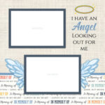 IN LOVING MEMORY QUICK PAGE KIT 12X12 Scrapbook Paper Stickers 5pc - Image 5