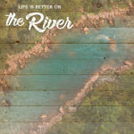 Life Is Better ON THE RIVER KIT 3pc Scrapbook Papers Stickers - Image 3