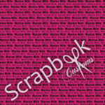 Scrapbook Customs MARINE WIFE 12"X12" Military Paper - Image 2