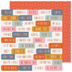 AC Jen Hadfield Stardust THIS LIFE 12"X12" Scrapbook Paper - Image 3