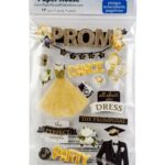 Paper House PROM Night 3D Stickers 17pc