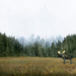 MOOSE DS Watercolor 12"X12" Scrapbook Paper - Image 3