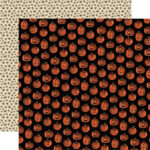 Carta Bella Hocus Pocus PUMPKIN PARTY 12"x12" Scrapbook Paper