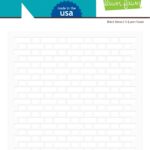 Lawn Fawn Lawn Clippings BRICK Stencil