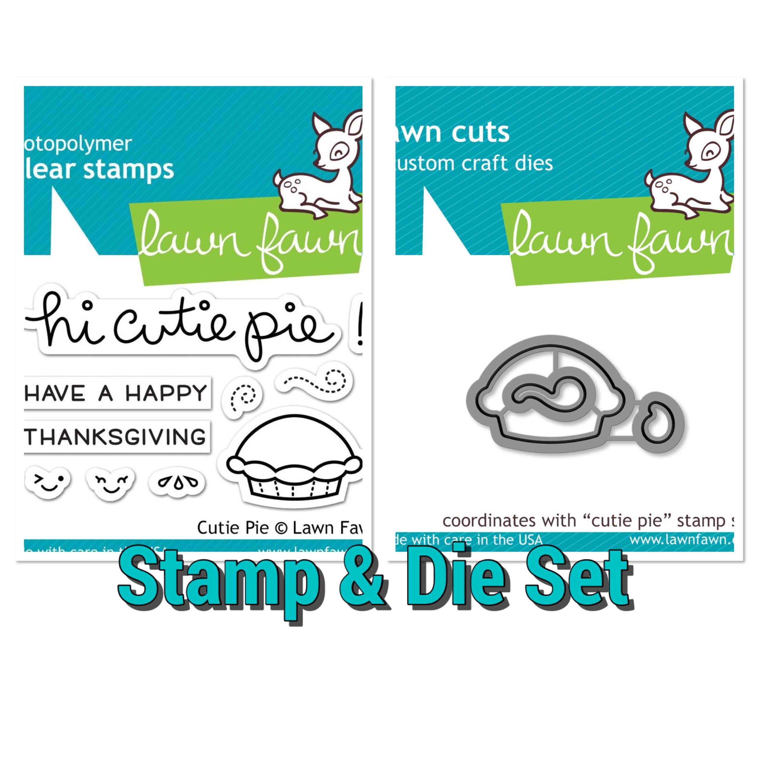 IMG-4648.jpg Lawn Fawn CUTIE PIE Clear Stamp & Die Set - Image 1