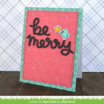 Lawn Cuts SCRIPTY MERRY Custom Craft Dies 1pc - Image 2