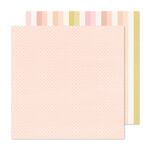 Crate Paper GINGHAM GARDEN LOVE THIS 12”X12” Scrapbook Paper