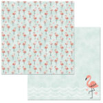 Bo Bunny ESCAPE TO PARADISE Collection 12x12 Scrapbook Paper - Image 3