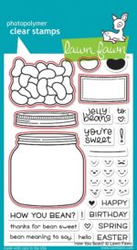 Lawn Fawn HOW YOU BEAN Clear Stamps and Die SET - Image 3