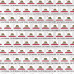 CALIFORNIA ADVENTURE FLAG 12"X12" Scrapbook Paper - Image 3