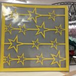 Page Frame STARS 12"x12" Scrapbook Overlay - Image 2