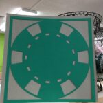 Page Frame ROULETTE CHIP 12"x12" Scrapbook Overlay LV - Image 2