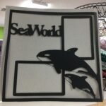 Page Frame SEA WORLD 12"x12" Scrapbook Overlay - Image 2
