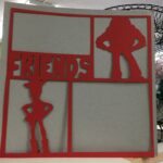 Page Frame TOY STORY Friends 12"x12" Scrapbook Overlay