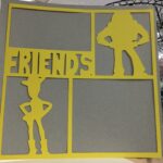 Page Frame TOY STORY Friends 12"x12" Scrapbook Overlay - Image 2