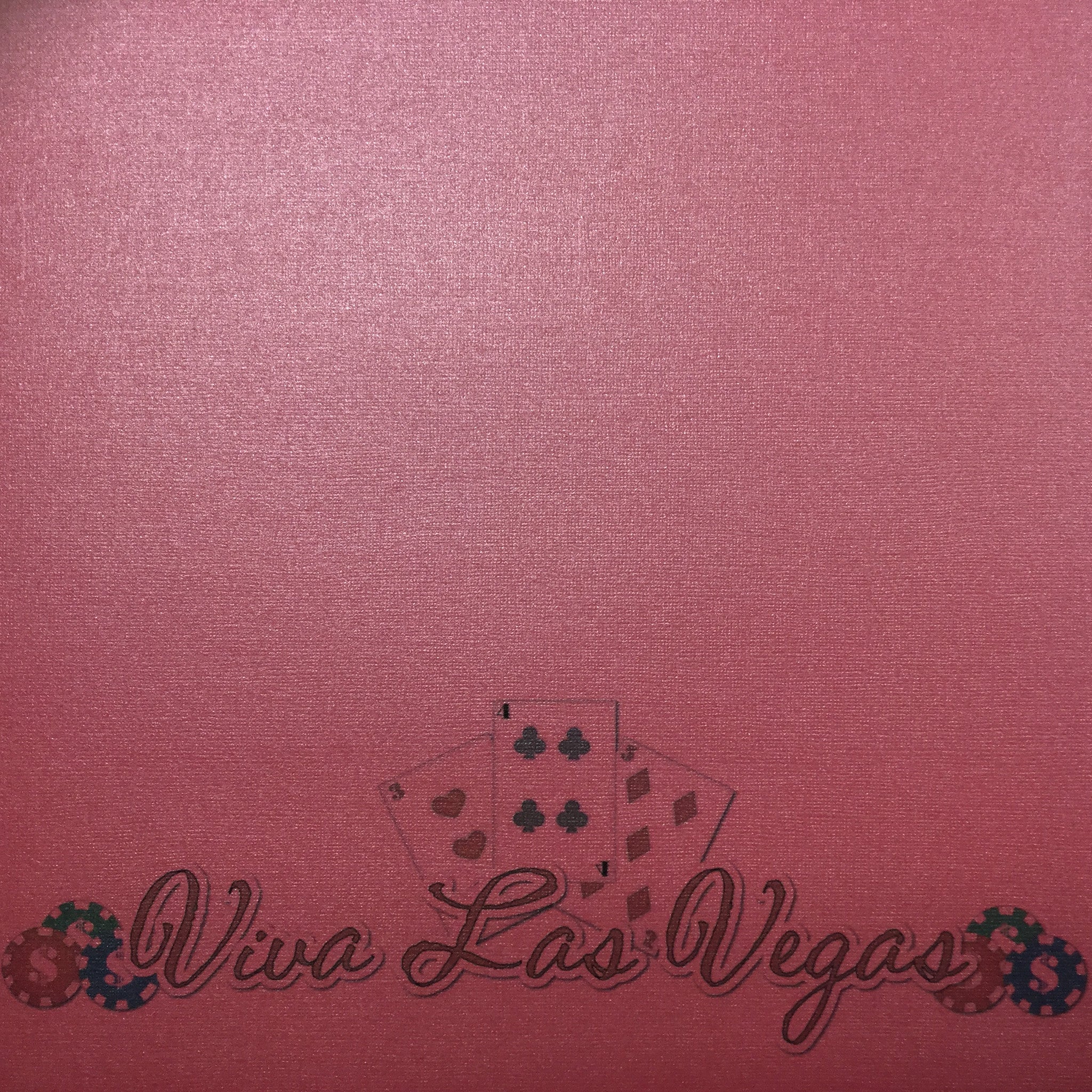 IMG_0338.jpg Viva Las Vegas Lip Gloss 12"X12" Scrapbook Bling Paper - Image 1