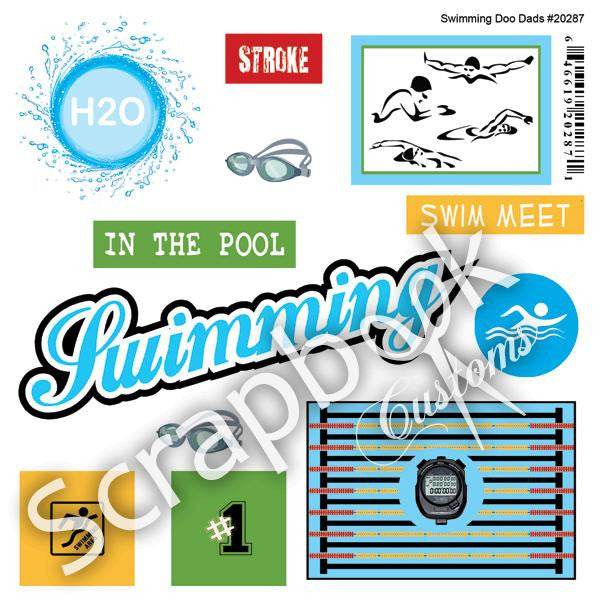 IMG_1106.jpg SWIMMING Swim Doo Dads Stickers 12pc - Image 1