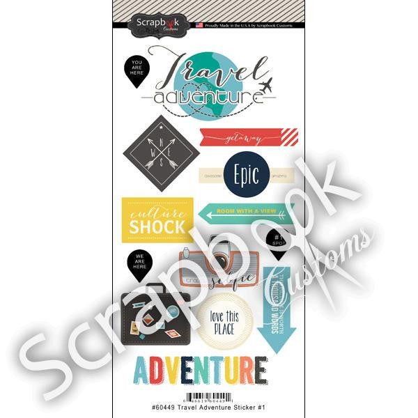 IMG_1124.jpg TRAVEL Adventure Stickers 14pc - Image 1