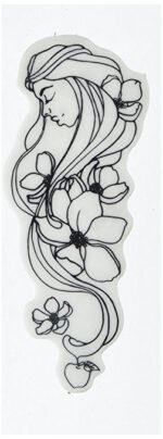 Prima Jamie Dougherty Cling Mount Rubber Stamp EVE 980672 - Image 2